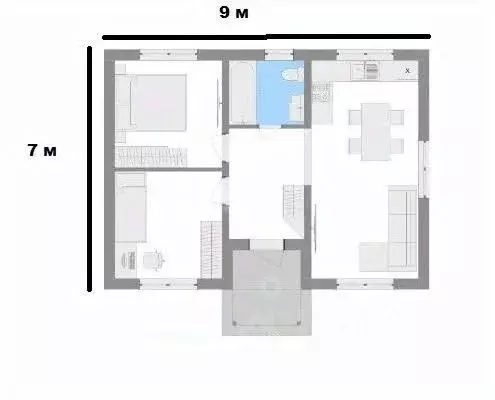 Дом в Ульяновская область, Чердаклинский район, Мирновское с/пос, с. ... - Фото 1