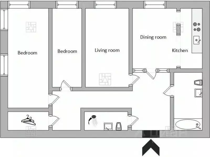3-к кв. Москва Комсомольский просп., 32К2 (140.0 м) - Фото 2
