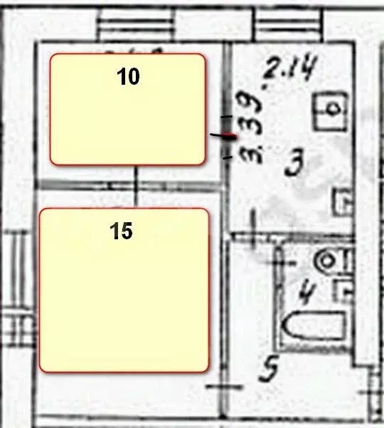 2-к кв. Москва Живописная ул., 5К3 (40.0 м) - Фото 1