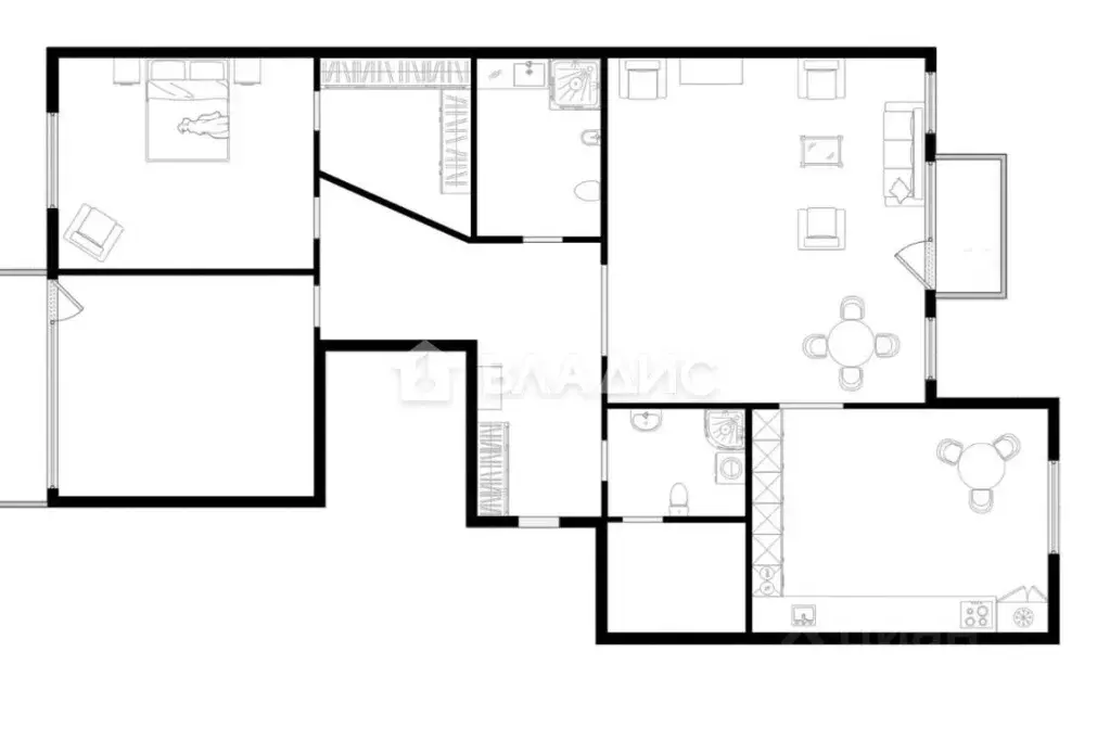 3-к кв. Москва 2-я Тверская-Ямская ул., 26 (130.0 м) - Фото 2