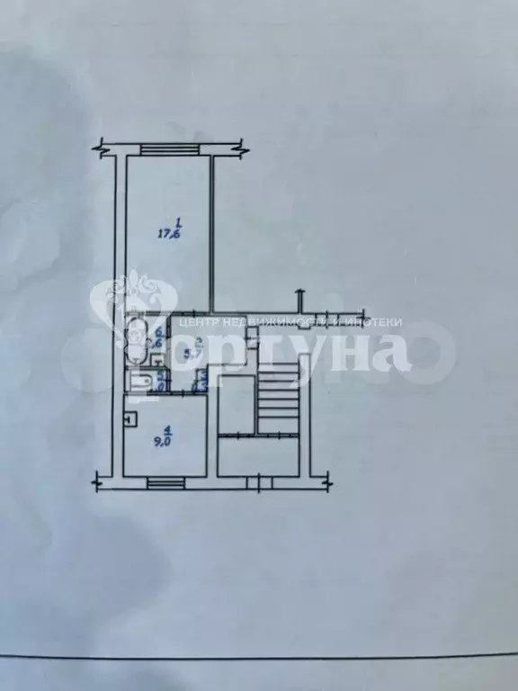 1-к. квартира, 36,2 м, 1/5 эт. - Фото 0