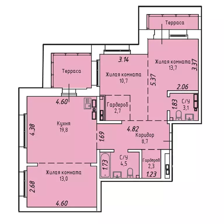 3-комнатная квартира: Иркутск, Култукская улица, 16 (87.6 м) - Фото 1