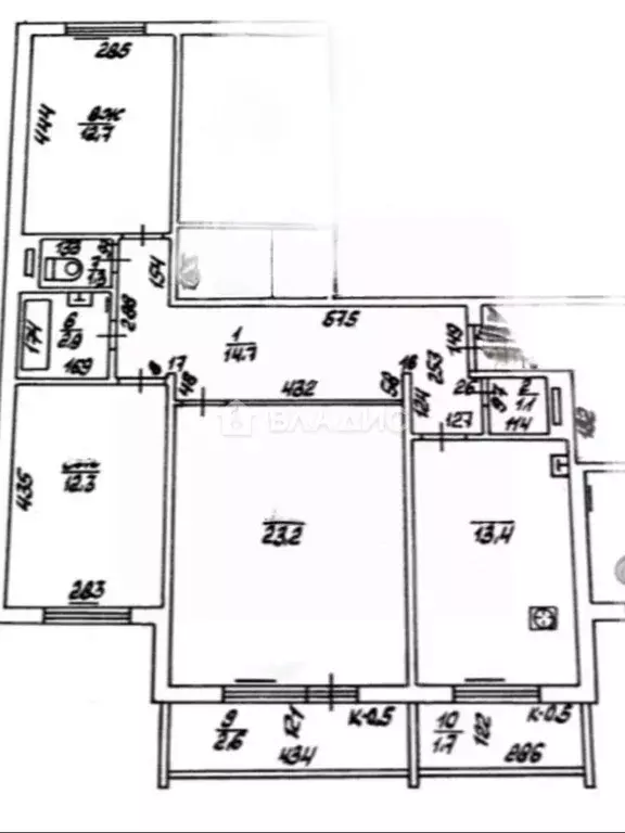 3-к кв. Калининградская область, Калининград ул. Согласия, 18 (86.0 м) - Фото 2