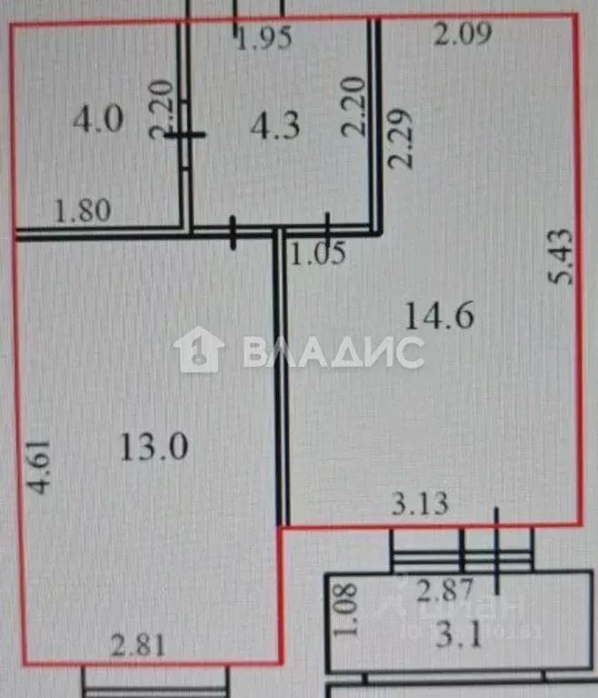 1-к кв. Владимирская область, Суздаль Советская ул., 65 (35.9 м) - Фото 1