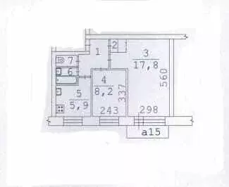 2-комнатная квартира: Берёзовский, улица Толбухина, 15А (40.8 м) - Фото 0