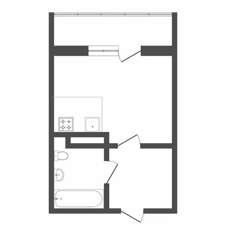 Квартира-студия: Тюмень, улица Фармана Салманова, 26 (25.2 м) - Фото 0
