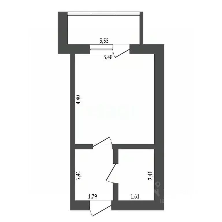 Студия Амурская область, Благовещенск ул. Островского, 110 (23.5 м) - Фото 1
