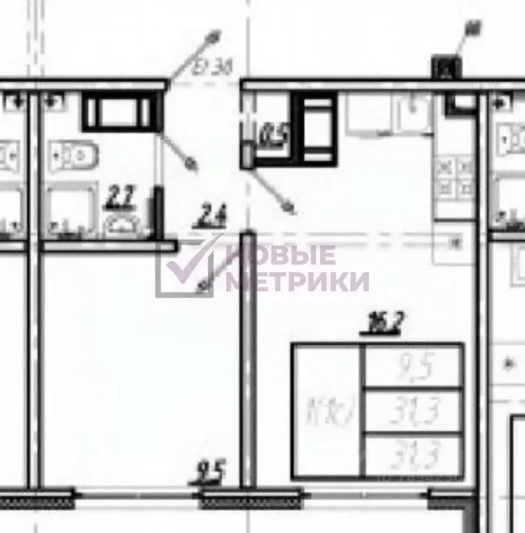 1-к кв. Санкт-Петербург ул. Пейзажная, 24к1 (31.3 м) - Фото 1