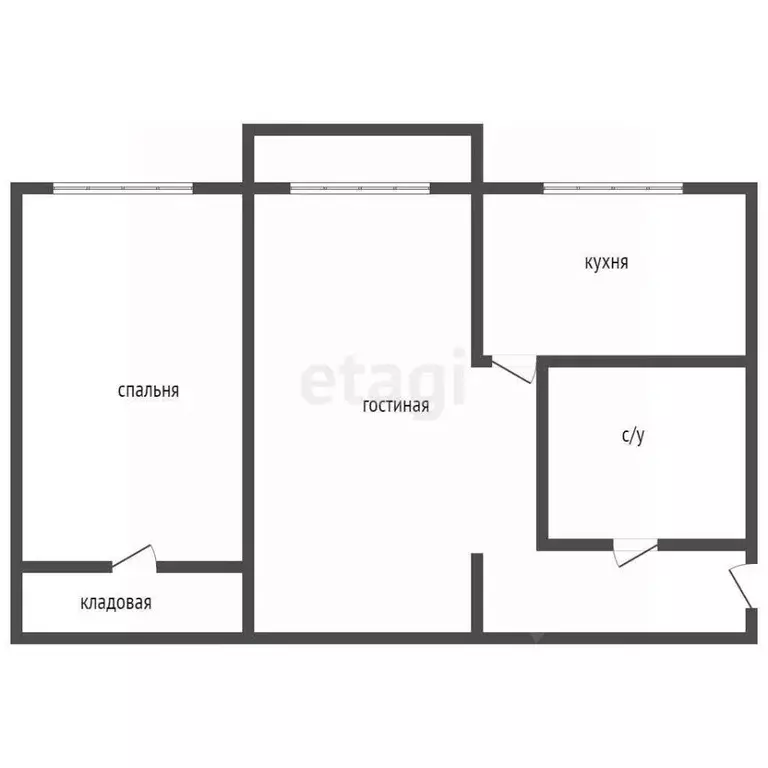 2-к кв. Иркутская область, Ангарск 84-й кв-л, 13 (44.6 м) - Фото 2
