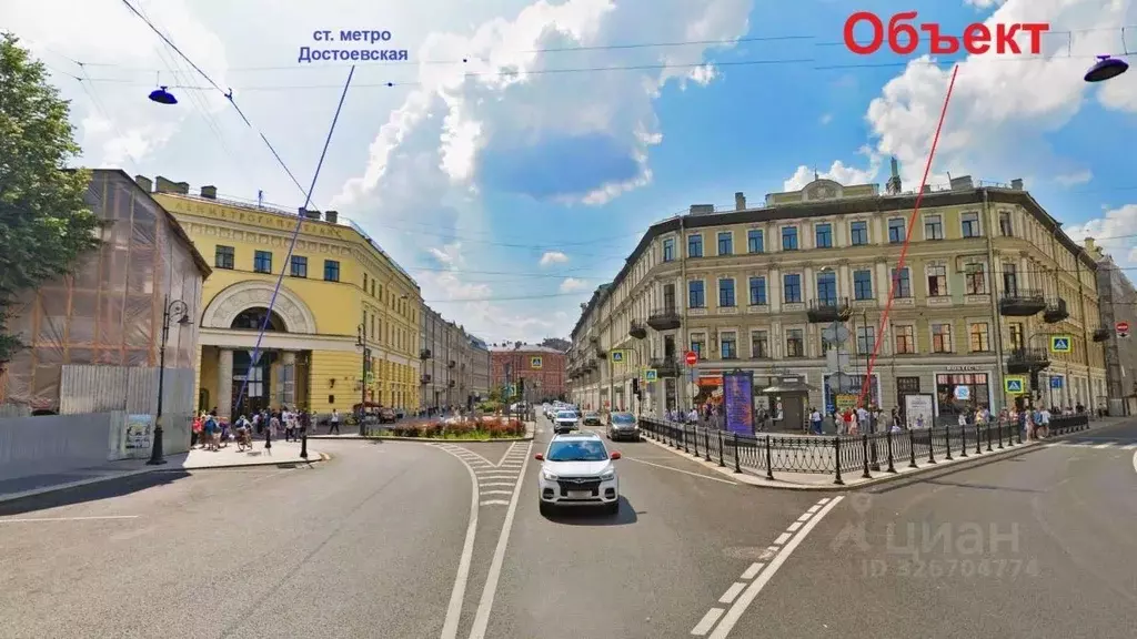 Помещение свободного назначения в Санкт-Петербург Загородный просп., 2 ... - Фото 2