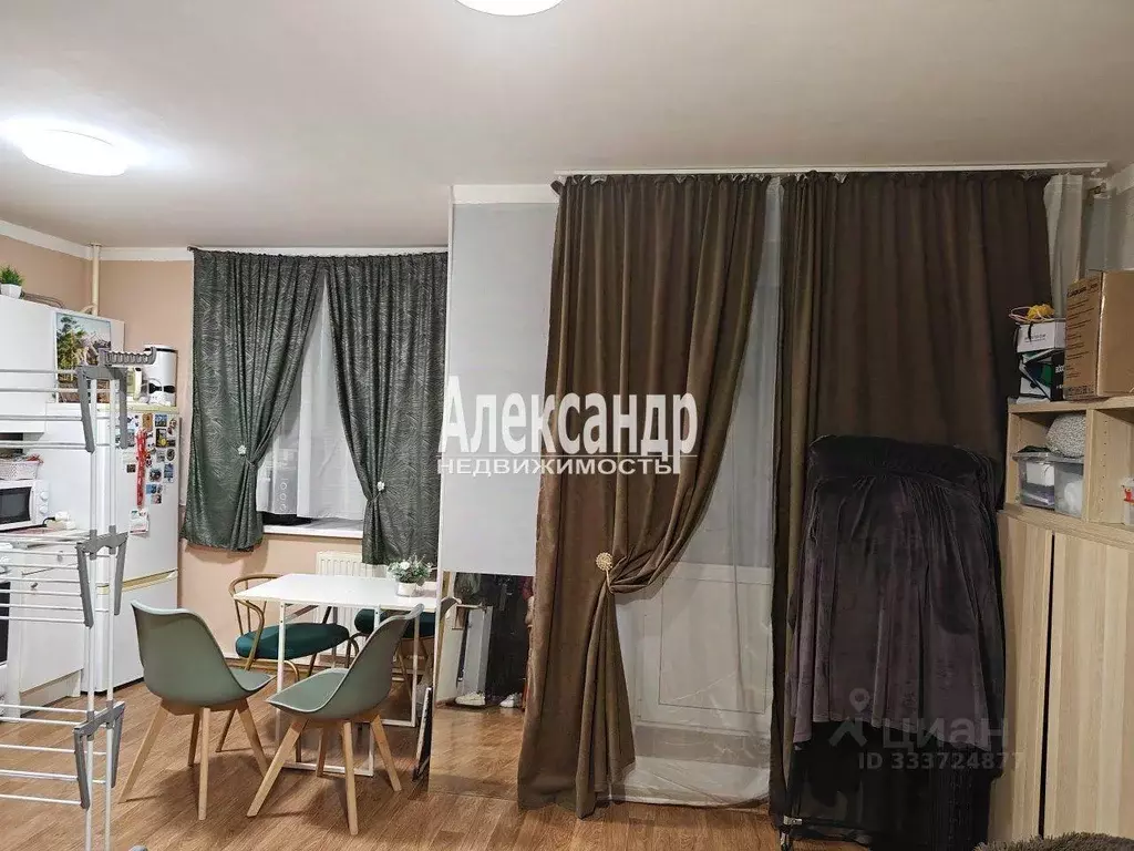 Квартира, студия, 27.6 м - Фото 1
