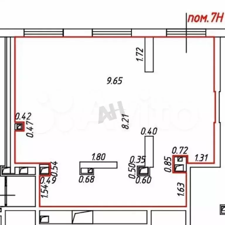 Аренда (ПСН) пл. 70.6 м2 м. Нагатинская в юао - Фото 0