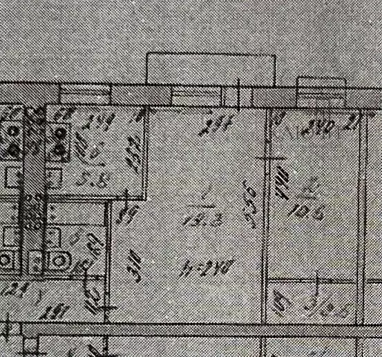 2-к кв. Челябинская область, Магнитогорск Индустриальная ул., 49 (44.4 ... - Фото 1
