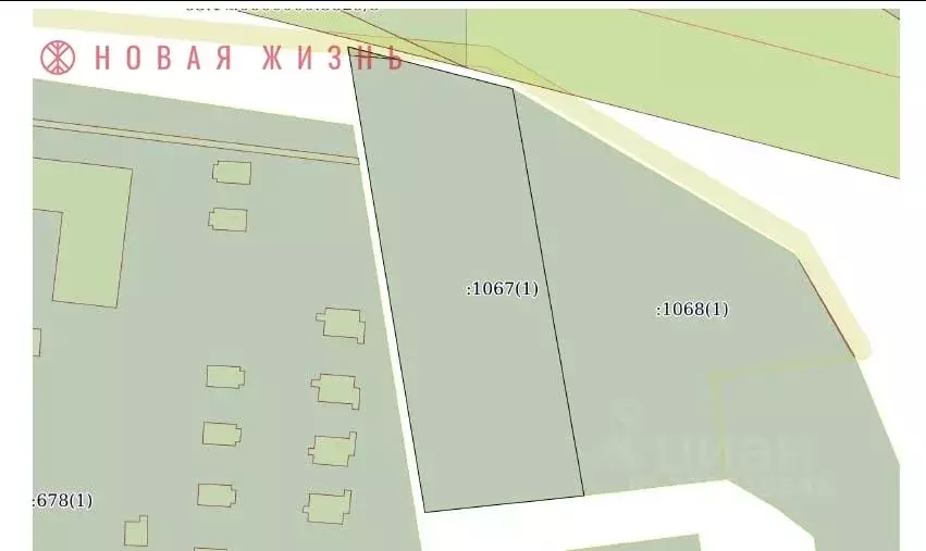 Участок в Самарская область, Волжский район, Рождествено с/пос, с. ... - Фото 1