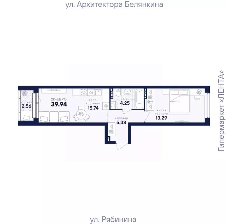 1-к кв. Свердловская область, Екатеринбург Академический мкр, ... - Фото 1
