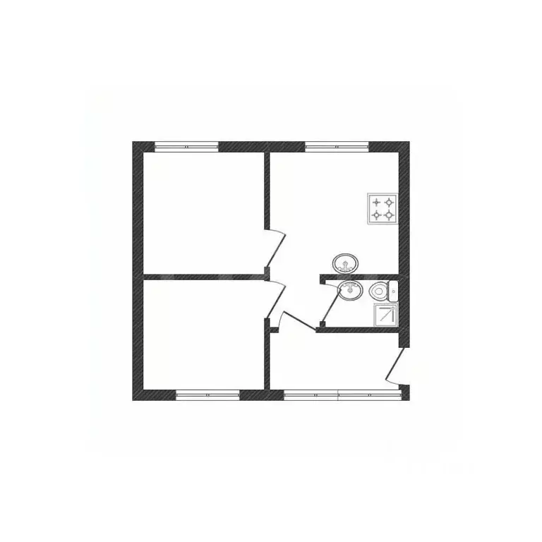 Дом в Смоленская область, Краснинский муниципальный округ, д. Малеево  ... - Фото 1