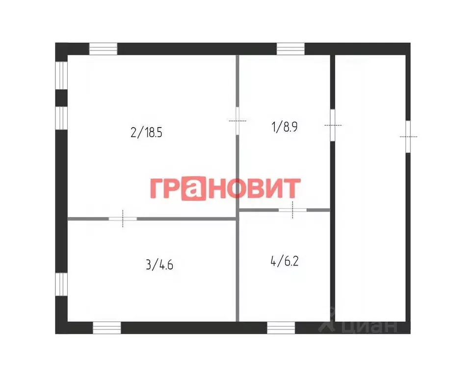 Дом в Новосибирская область, Коченево рп ул. Кузнецкая, 11 (68 м) - Фото 1