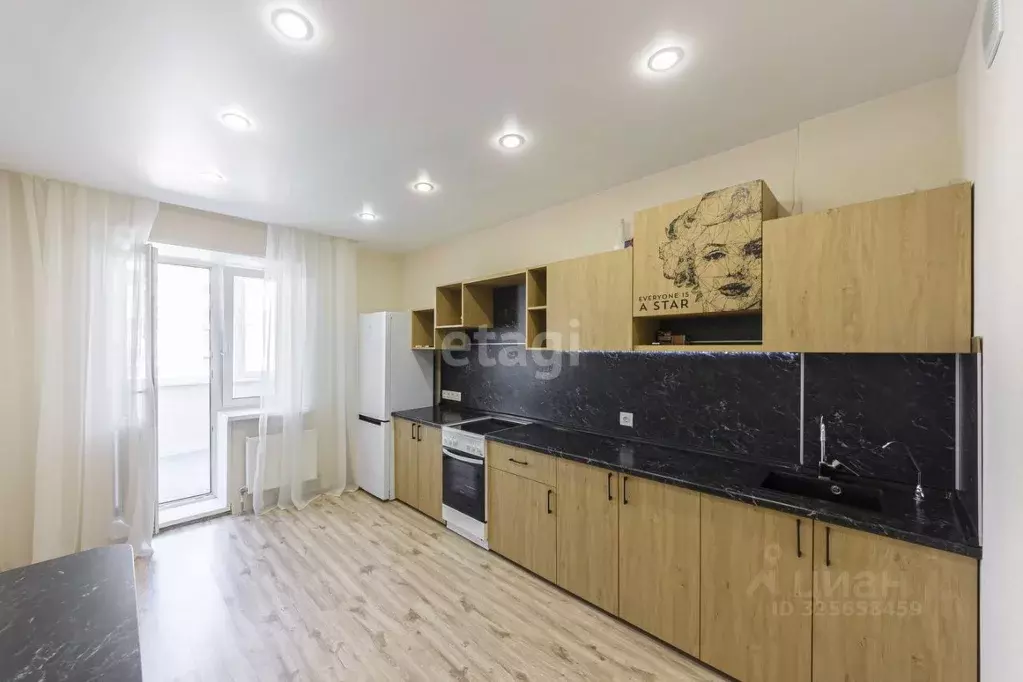 1-к кв. Тюменская область, Тюмень ул. Николая Ростовцева, 27к2 (40.6 ... - Фото 2