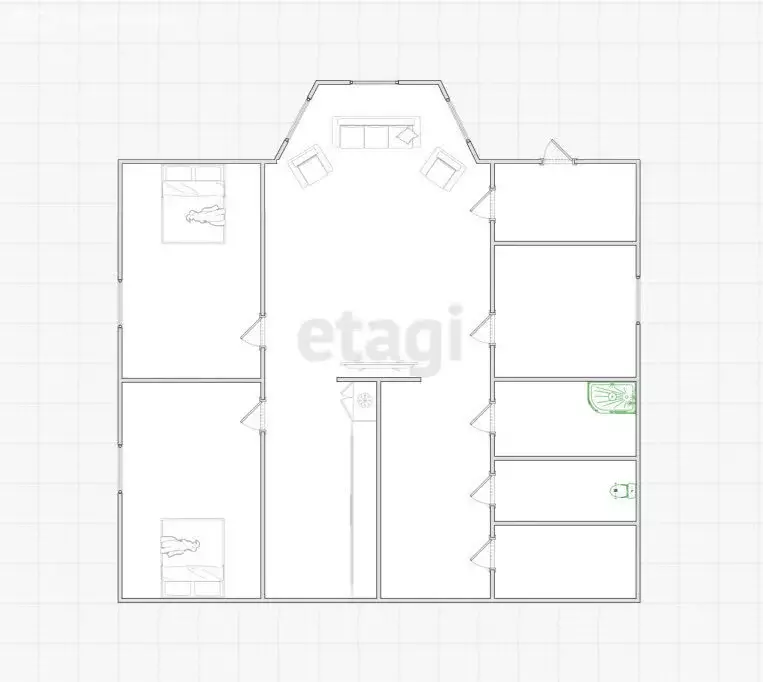 Дом в Шарья, улица Котлова (333.6 м) - Фото 1