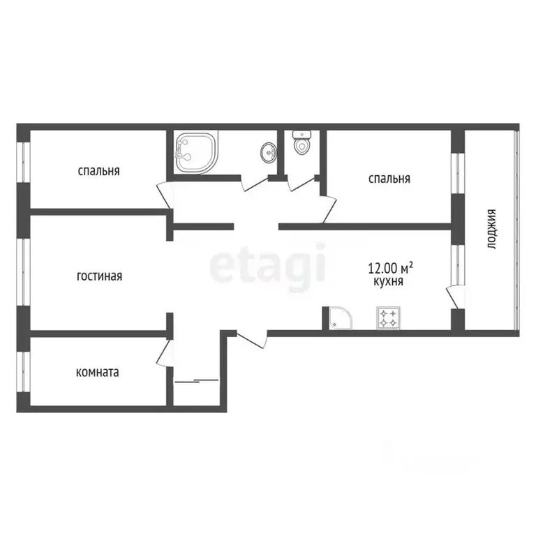 4-к кв. Амурская область, Благовещенск Зейская ул., 67 (84.6 м) - Фото 1