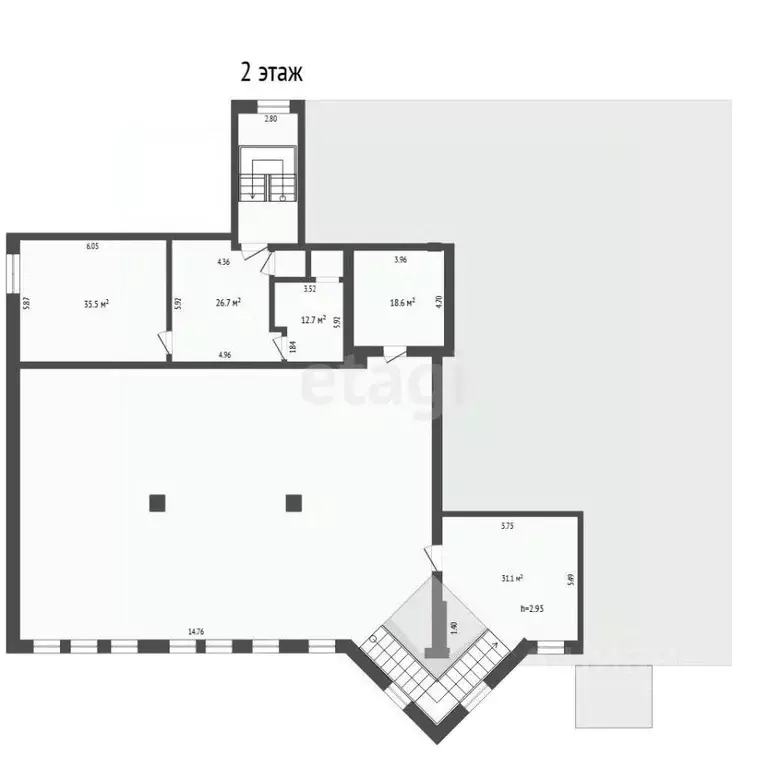 Торговая площадь в Тюменская область, Тюмень ул. 30 лет Победы, 62/1 ... - Фото 1