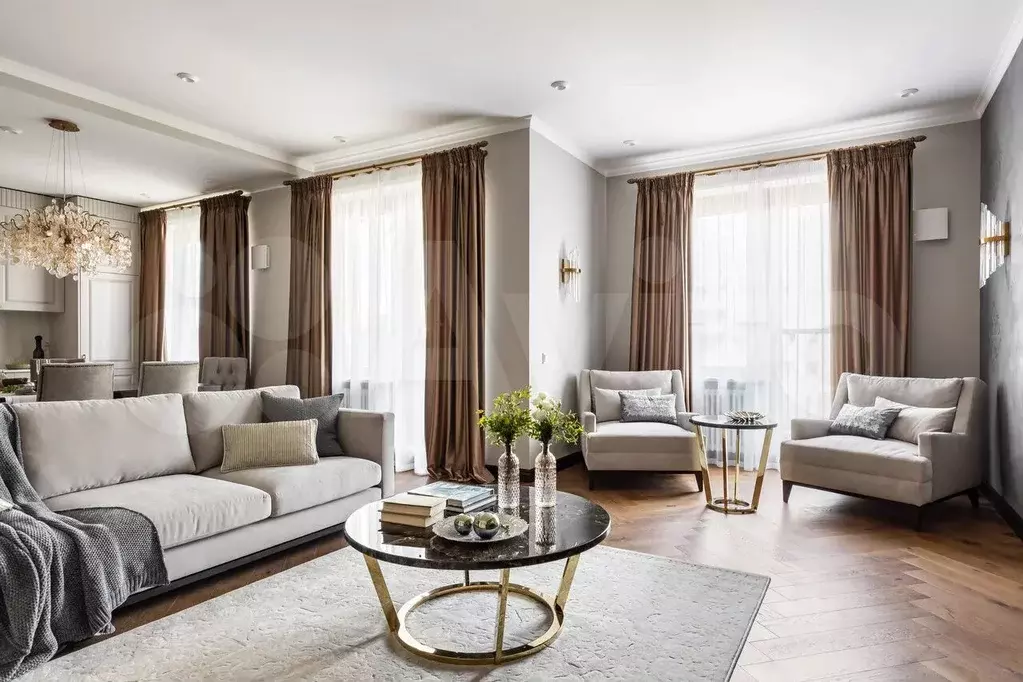 3-к. квартира, 130 м, 6/7 эт. - Фото 0