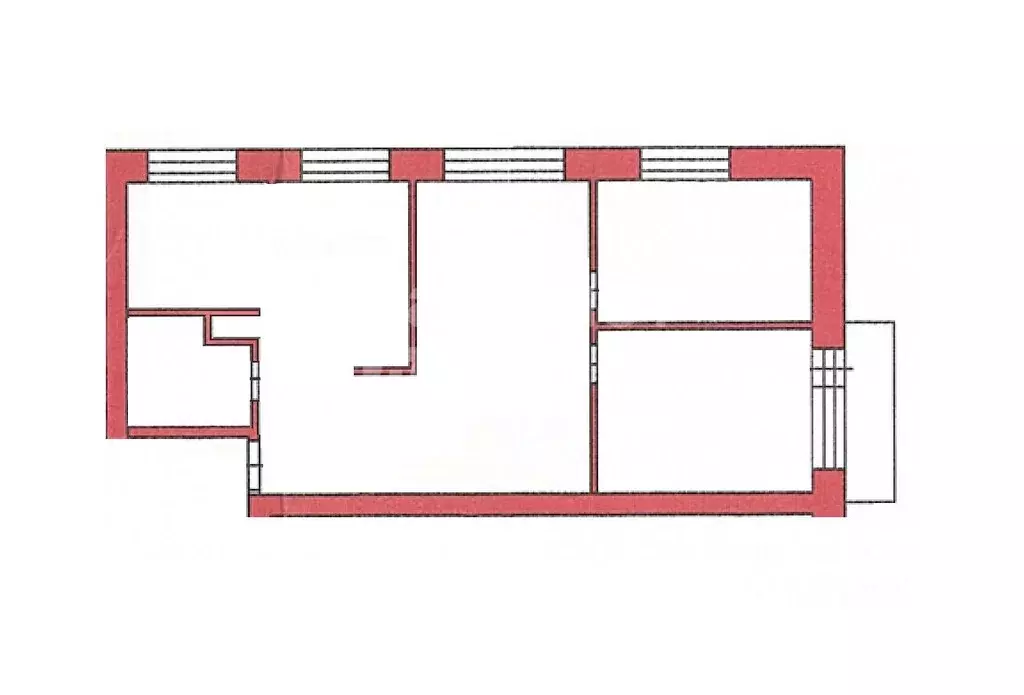 4-к кв. Томская область, Томск ул. Говорова, 34 (62.0 м) - Фото 2