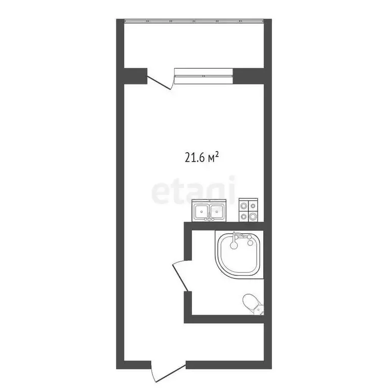 Квартира-студия: Пенза, улица Шмидта, 24 (21.6 м) - Фото 0