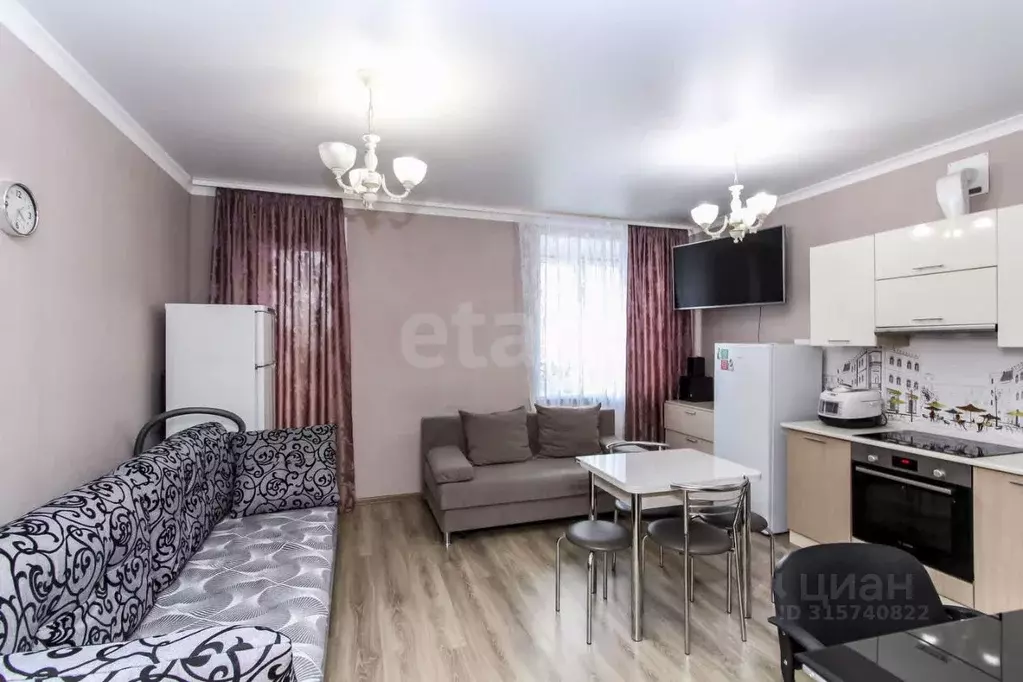 Студия Тюменская область, Тюмень ул. Беляева, 33к2 (27.5 м) - Фото 0