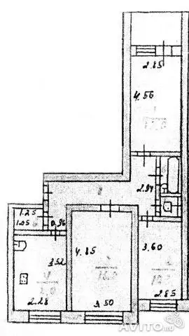 Продаётся 3-к квартира, 64 м - Фото 1