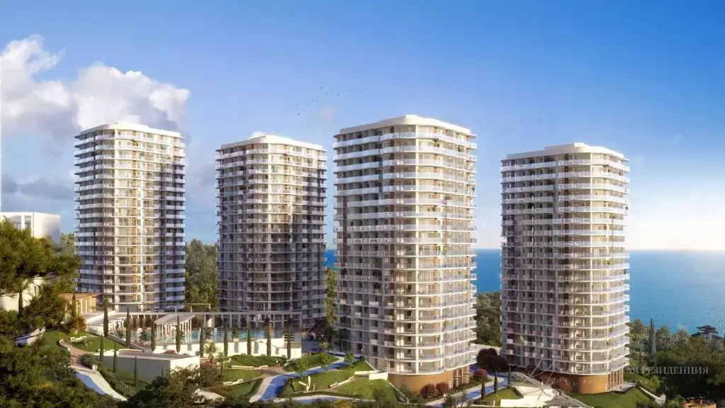 2-к кв. Крым, Алушта Профессорский Уголок мкр, Крымская Резиденция ... - Фото 2