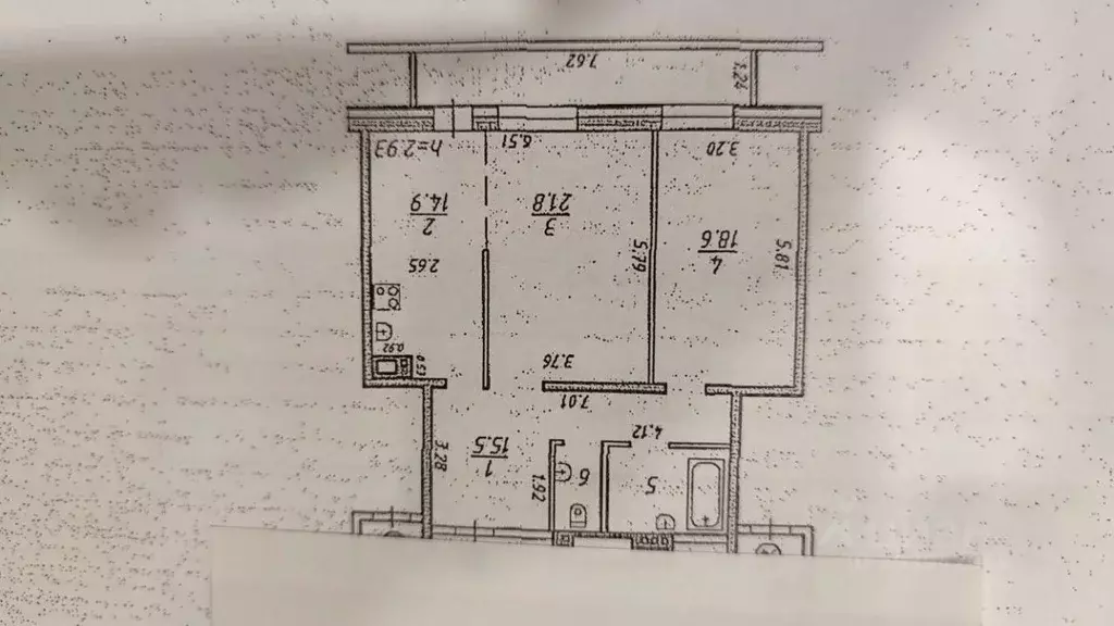 2-к кв. иркутская область, иркутск ул. лермонтова, 267/4 (78.0 м) - Фото 1