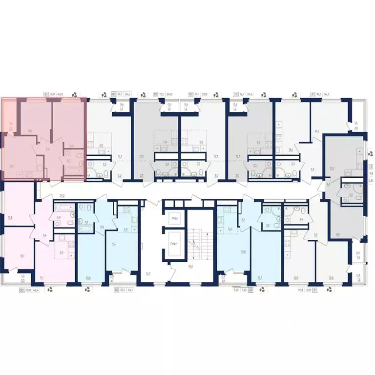 2-к кв. Башкортостан, Уфа бул. Яркий (43.0 м) - Фото 1