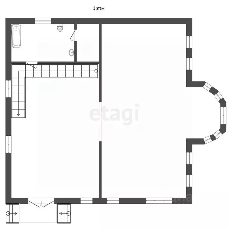 Дом в Тамбовская область, Тамбов Тепличная ул., 1Б (322 м) - Фото 2