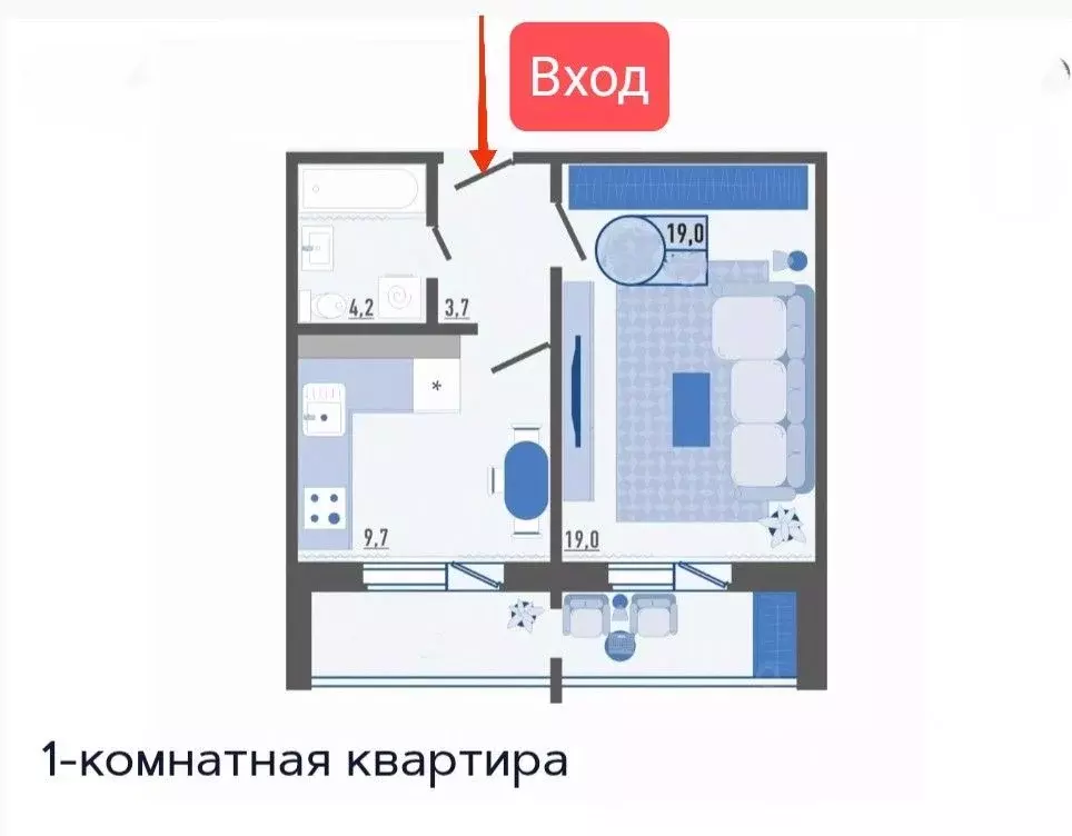 1-к кв. Орловская область, Орловский район, д. Жилина ул. Естина, 11 ... - Фото 1
