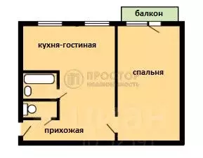 2-к кв. Московская область, Химки Пролетарская ул., 25 (41.6 м) - Фото 2