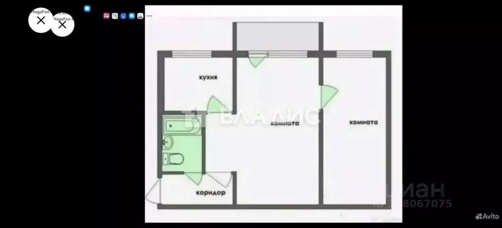 2-к кв. Москва Ивантеевская ул., 3К3 (42.3 м) - Фото 1