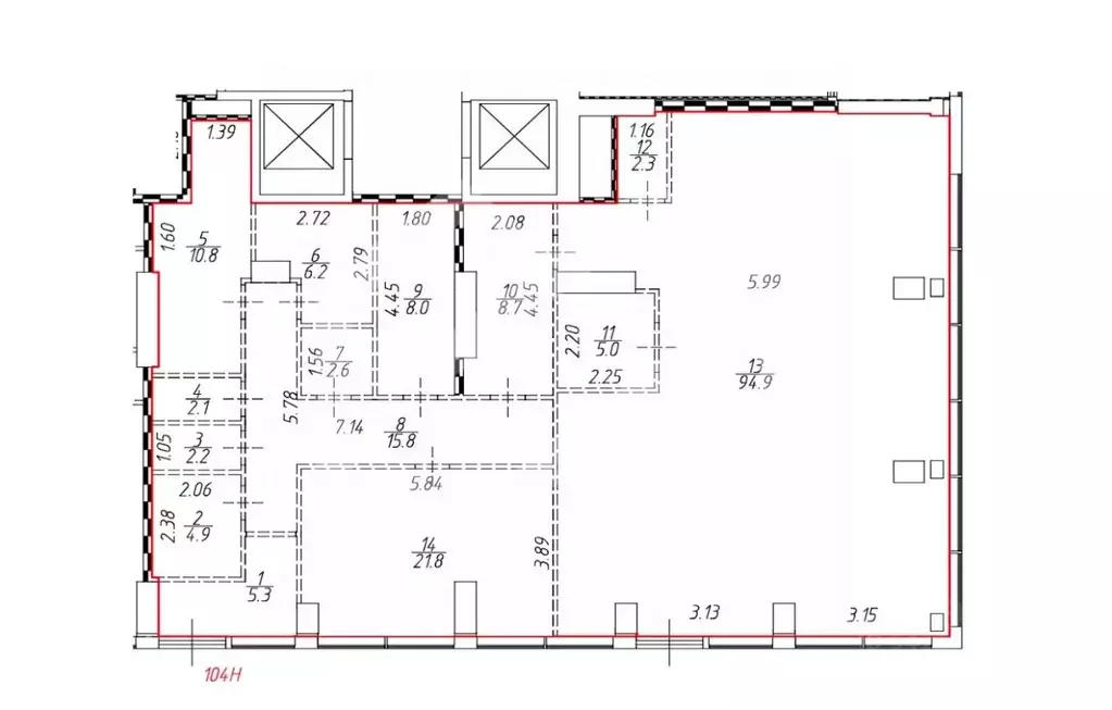 Торговая площадь в Москва Летниковская ул., 11к1 (191 м) - Фото 2