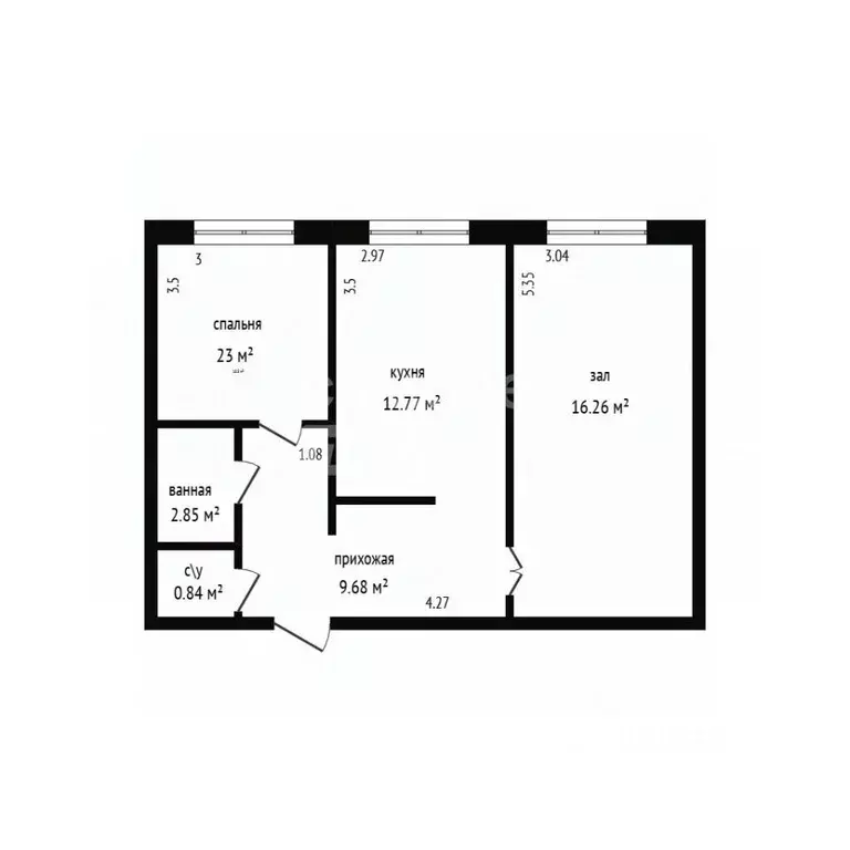 2-к кв. Дагестан, Дербент ул. Сальмана, 89В (53.0 м) - Фото 2