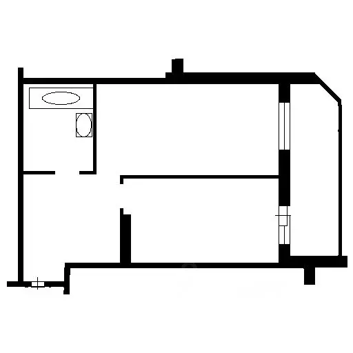 1-к кв. Новосибирская область, Новосибирск ул. Кропоткина, 96/1 (50.0 ... - Фото 2