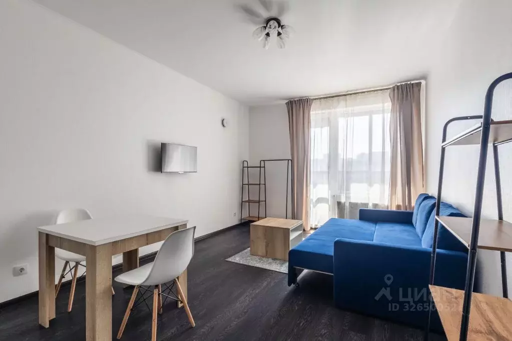 Студия Санкт-Петербург аллея Арцеуловская, 15 (28.0 м) - Фото 0