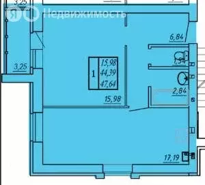 1-комнатная квартира: Ярославский муниципальный округ, деревня ... - Фото 1