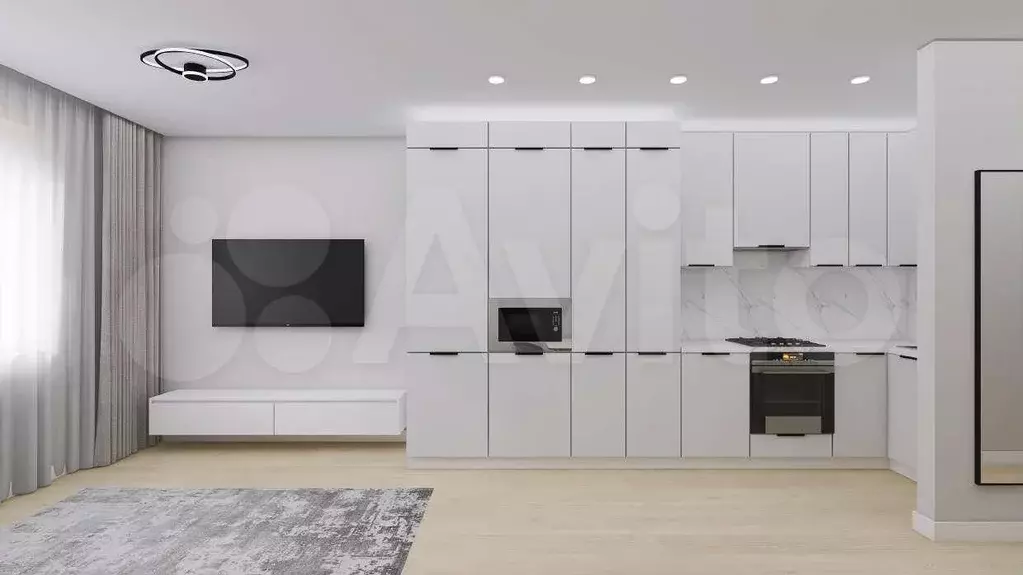 2-к. квартира, 59,6 м, 3/8 эт. - Фото 1