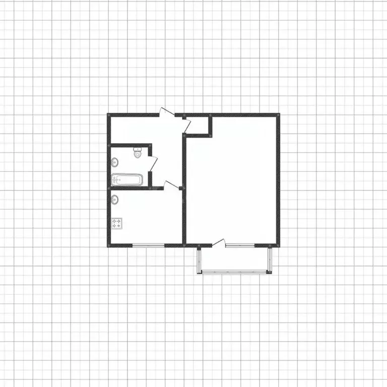 1-к кв. Белгородская область, Белгородский район, Разумное рп просп. ... - Фото 1