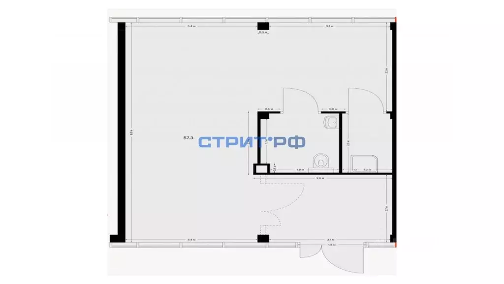 Торговая площадь в Московская область, Красногорск городской округ, ... - Фото 2