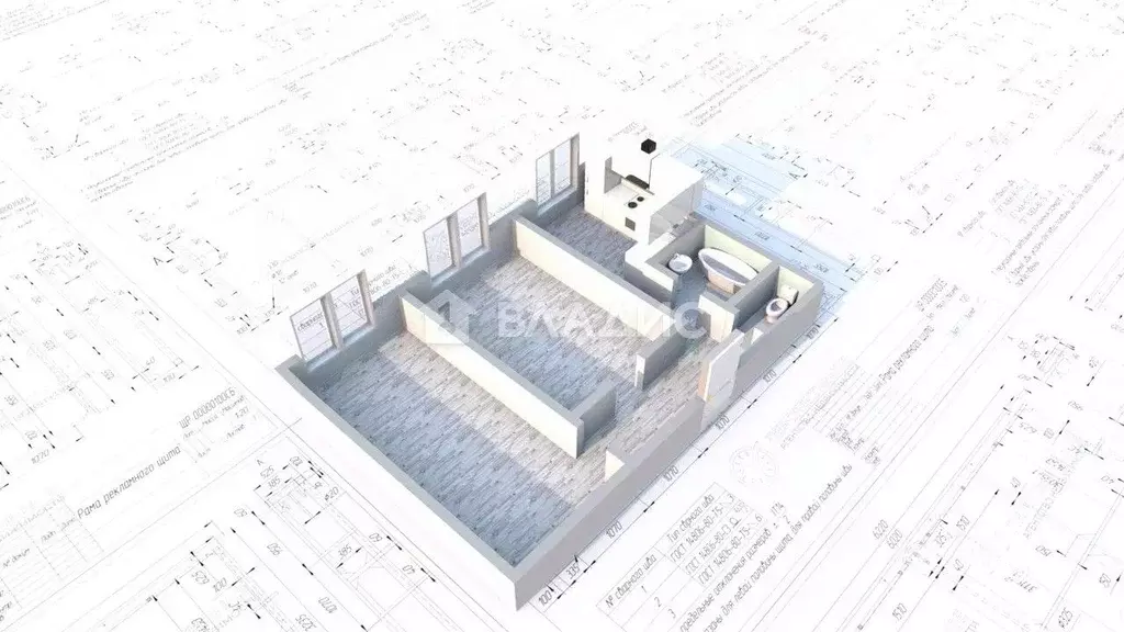 2-к кв. Иркутская область, Ангарск 17-й мкр, 21 (50.5 м) - Фото 2