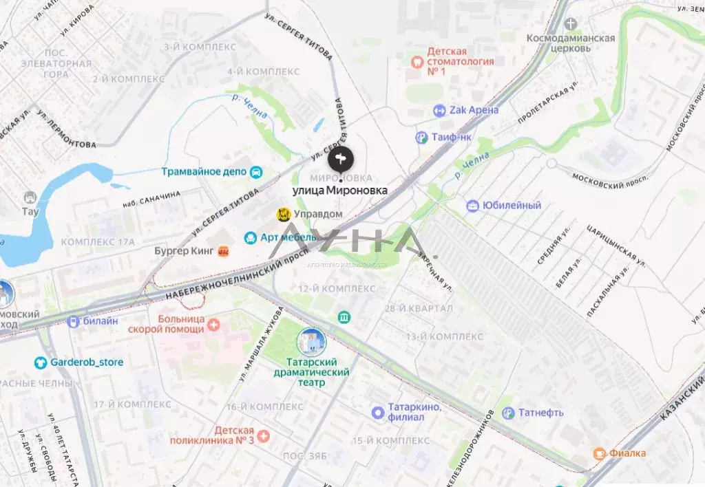 Участок в Татарстан, Набережные Челны д. Мироновка, ул. Мироновка ... - Фото 2