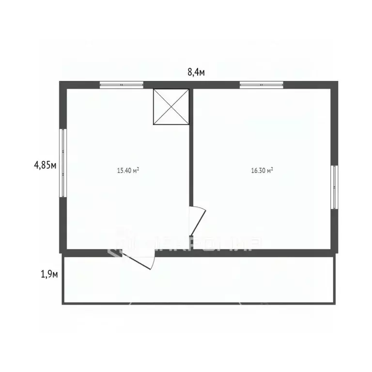 Дом в Новосибирская область, Колыванский район, с. Скала  (90 м) - Фото 2