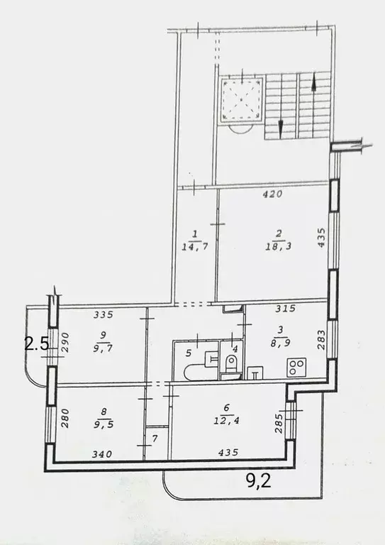 4-к кв. Новосибирская область, Новосибирск ул. Связистов, 131 (78.0 м) - Фото 1