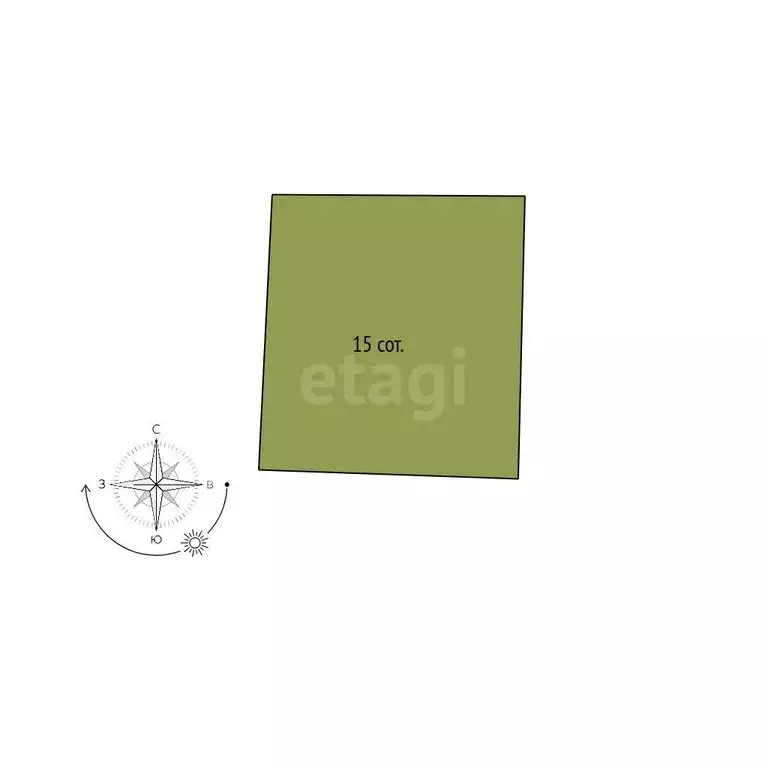 Участок в село Стрелецкое, микрорайон Стрелецкое-72, переулок ... - Фото 1